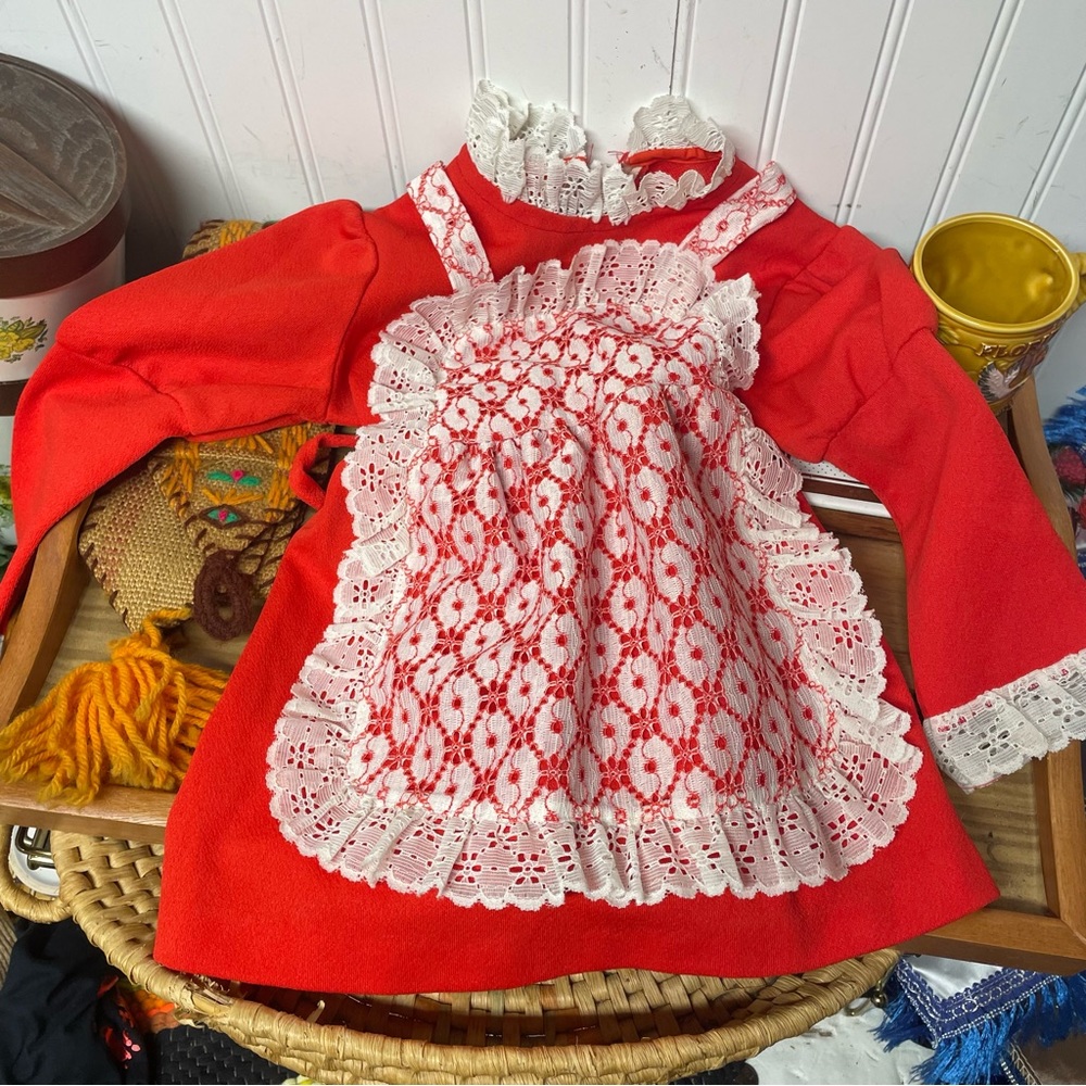 Vintage 70’s Girls Size 3T dress